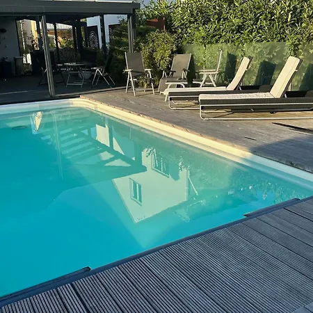All-in Rhein-main - Whirlpool, Pool, Sauna, Fitness & Workspace! Ginsheim-Gustavsburg